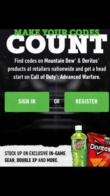 Mtn Dew Doritos Advanced Warfare Promotion Now Live Call Of